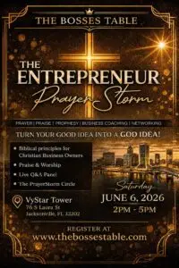 The Entrepreneur PrayerStorm Flyer