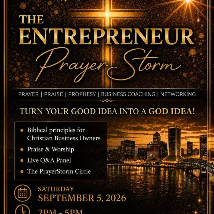 Entrepreneur Prayerstorm flyer